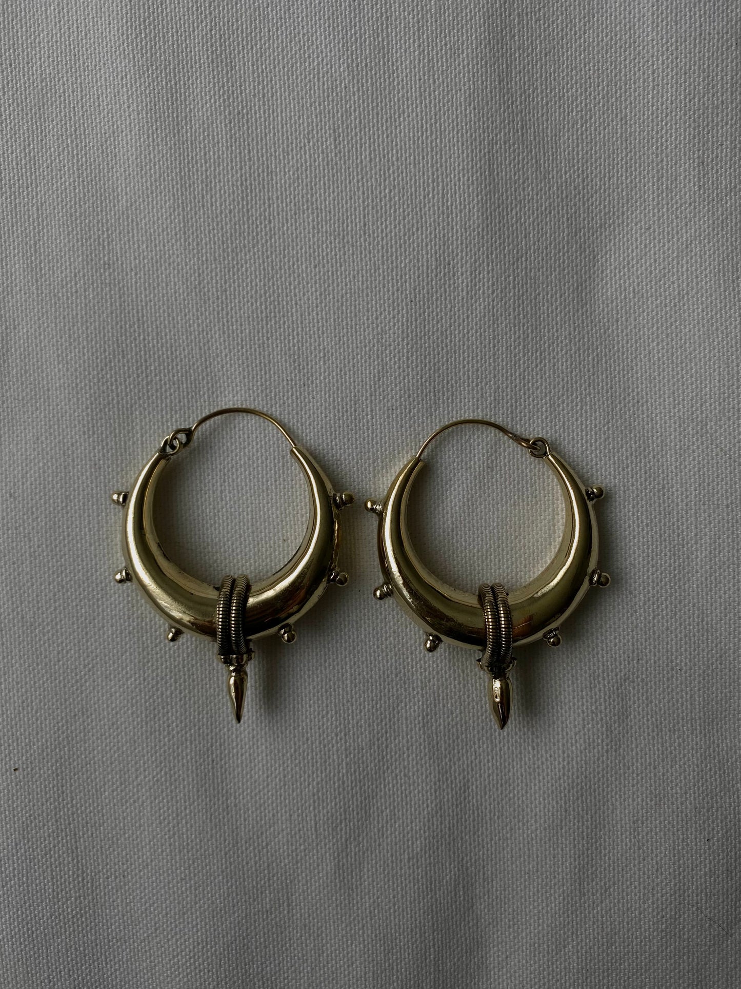 brinco Tejas ༒ brass