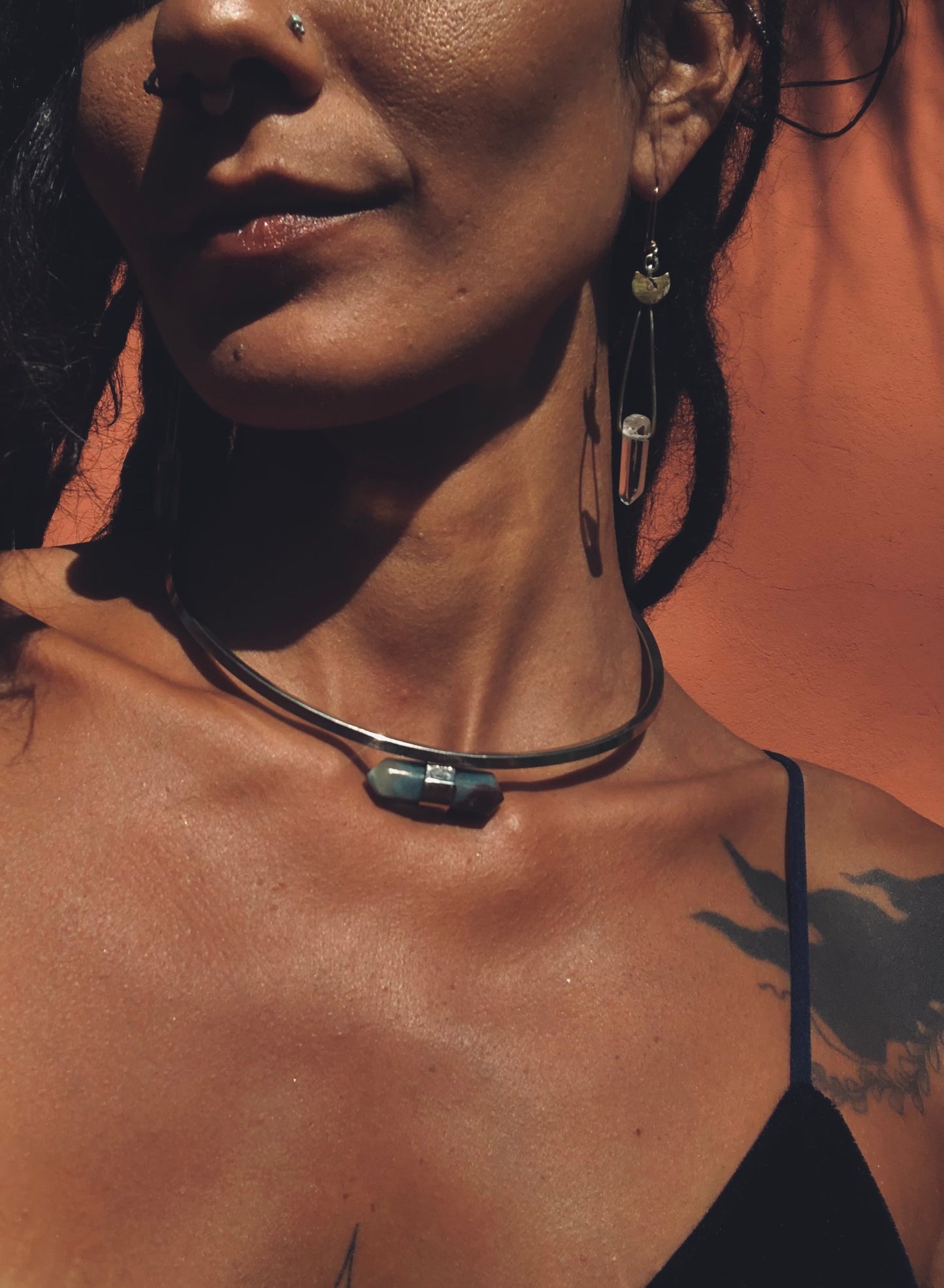 gargantilha elo - aventurina