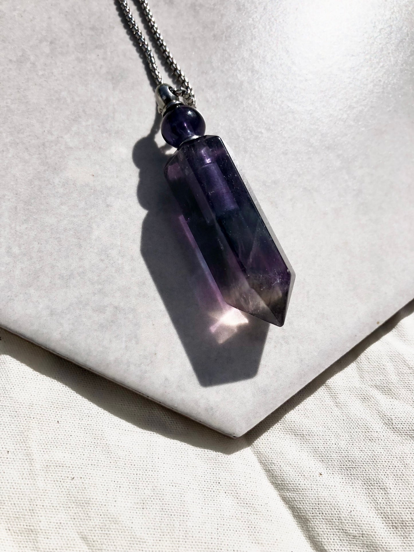 amuleto aromatizador • fluorita