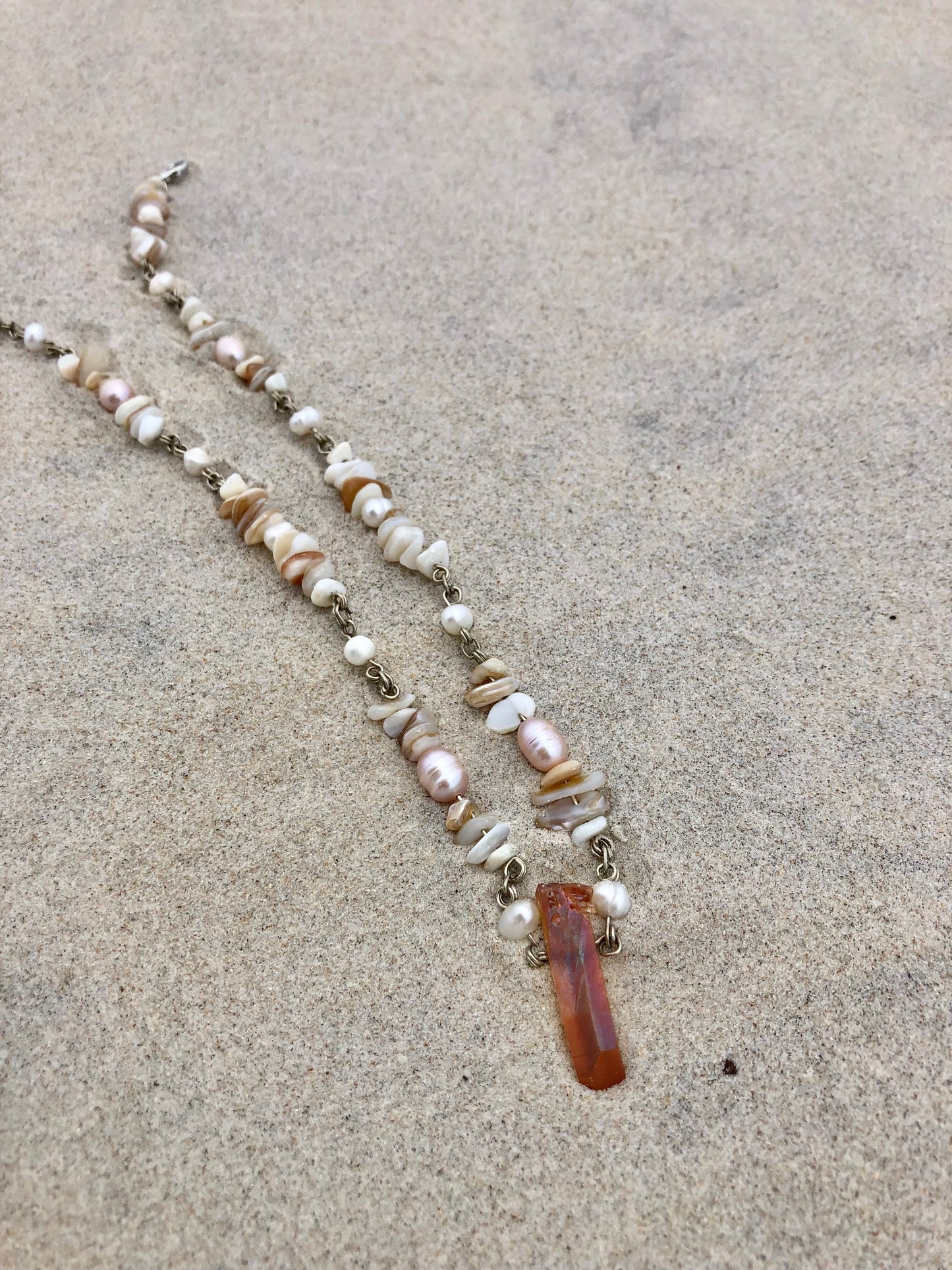 gargantilha aurora ⁂ cristal orange