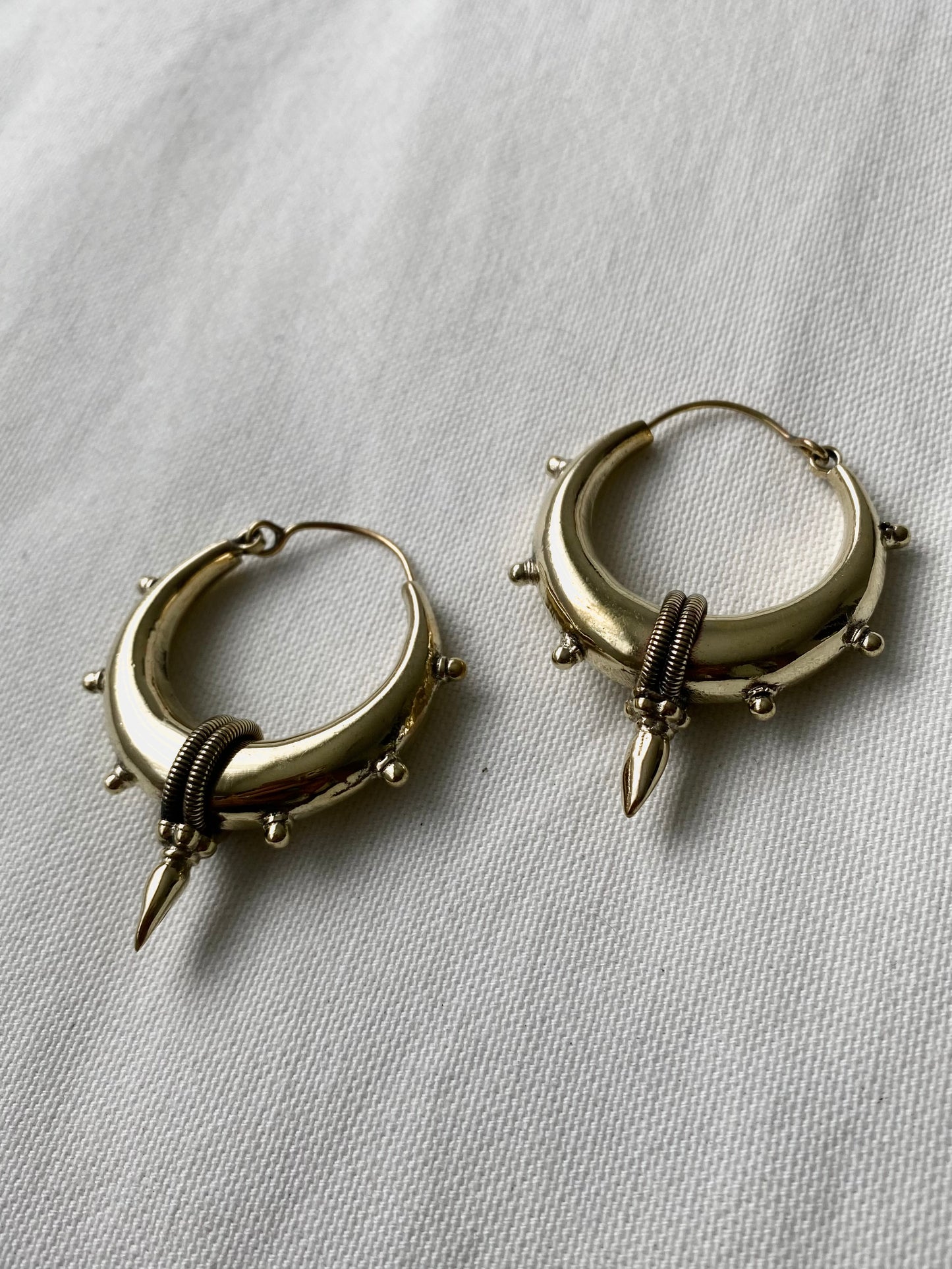 brinco Tejas ༒ brass