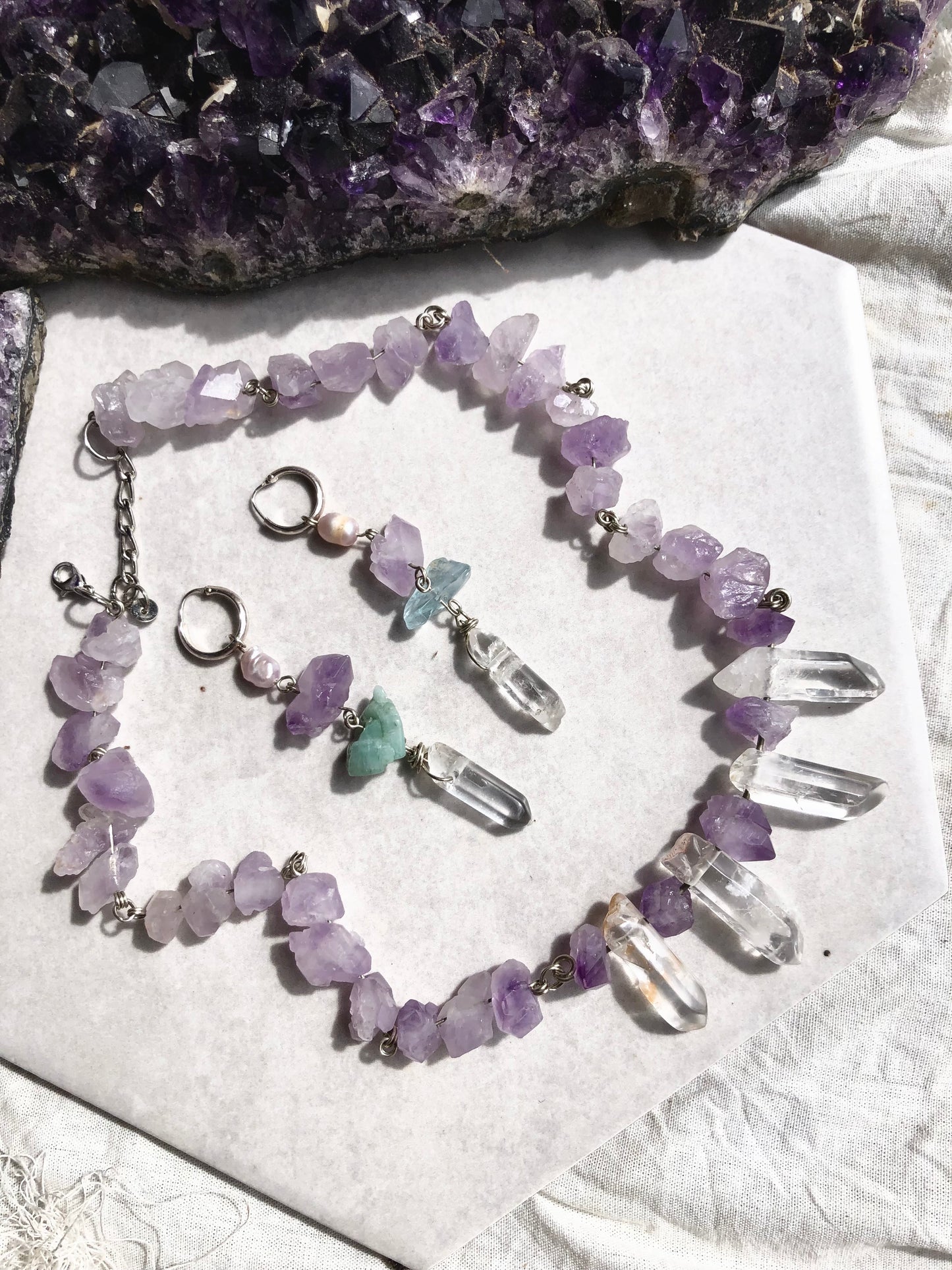 gargantilha amethystos