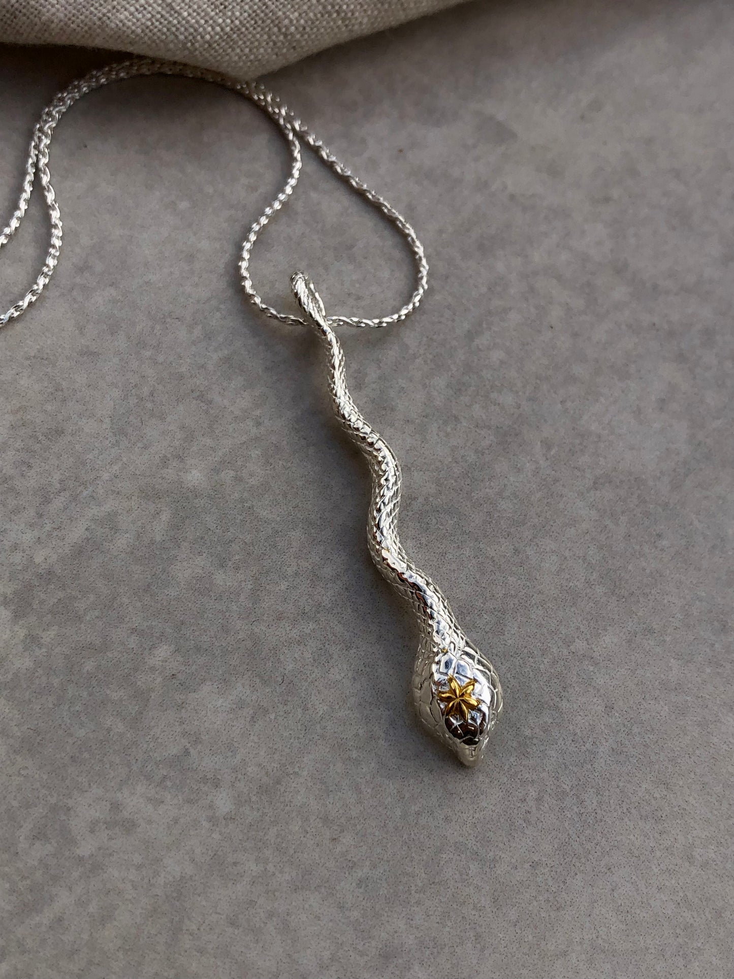 pingente kundalini - prata