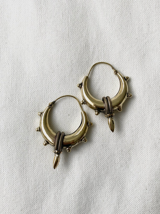 brinco Tejas ༒ brass