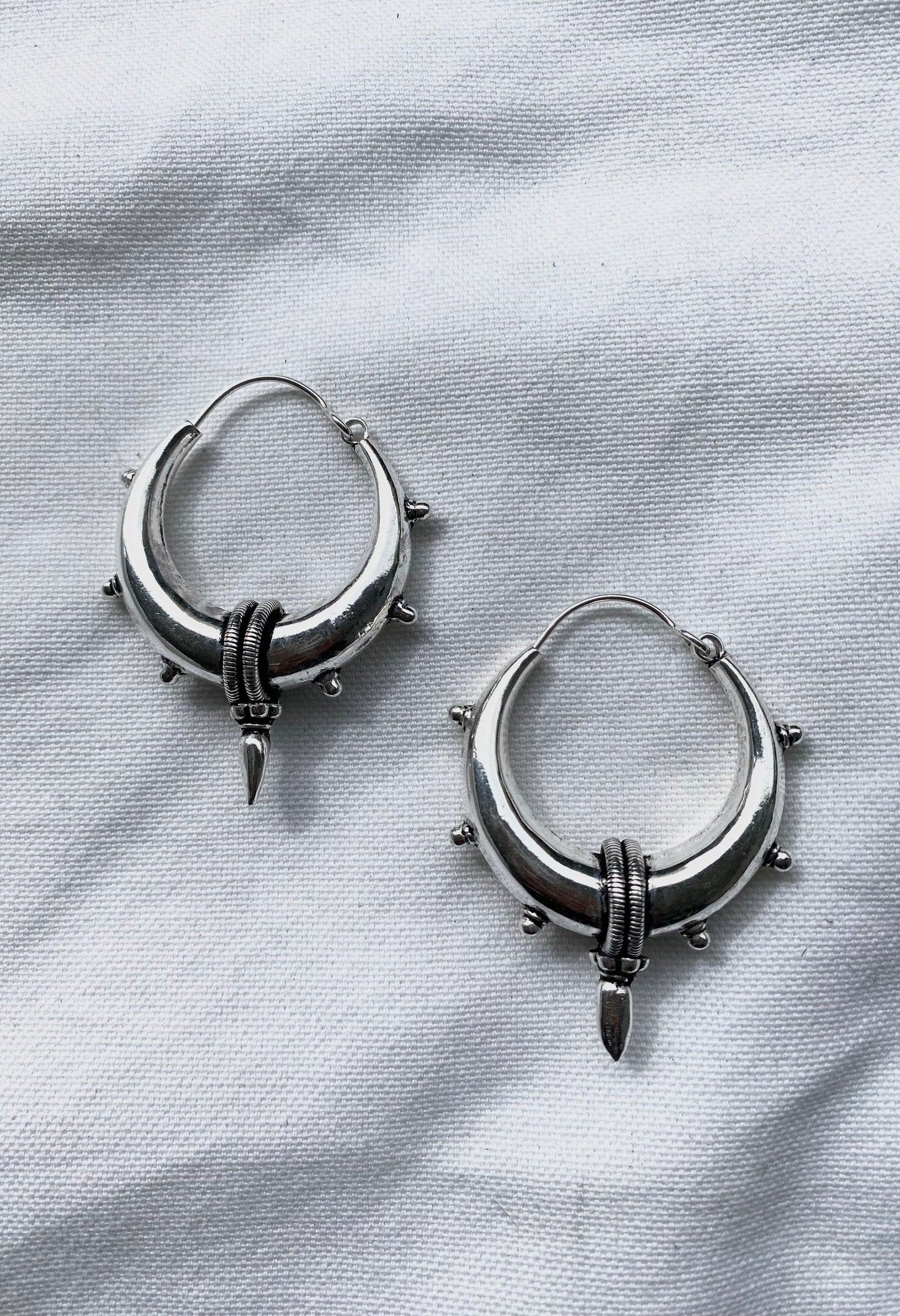 brinco Tejas ༒ silver